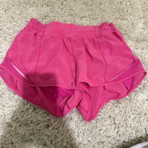 lululemon athletica Vibrant Pink Athletic Shorts